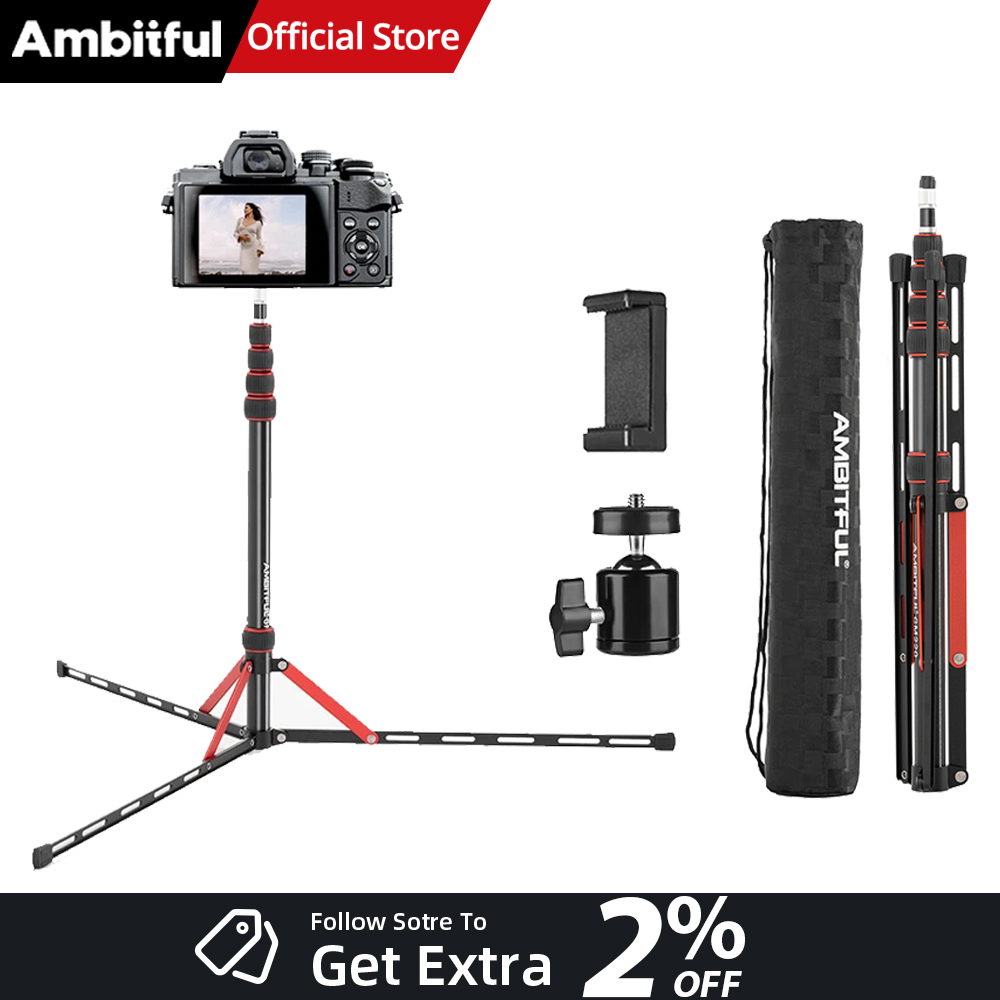 Webcam Ring Light - Ambitful GM220 Photographic Lighting Stand 1/4