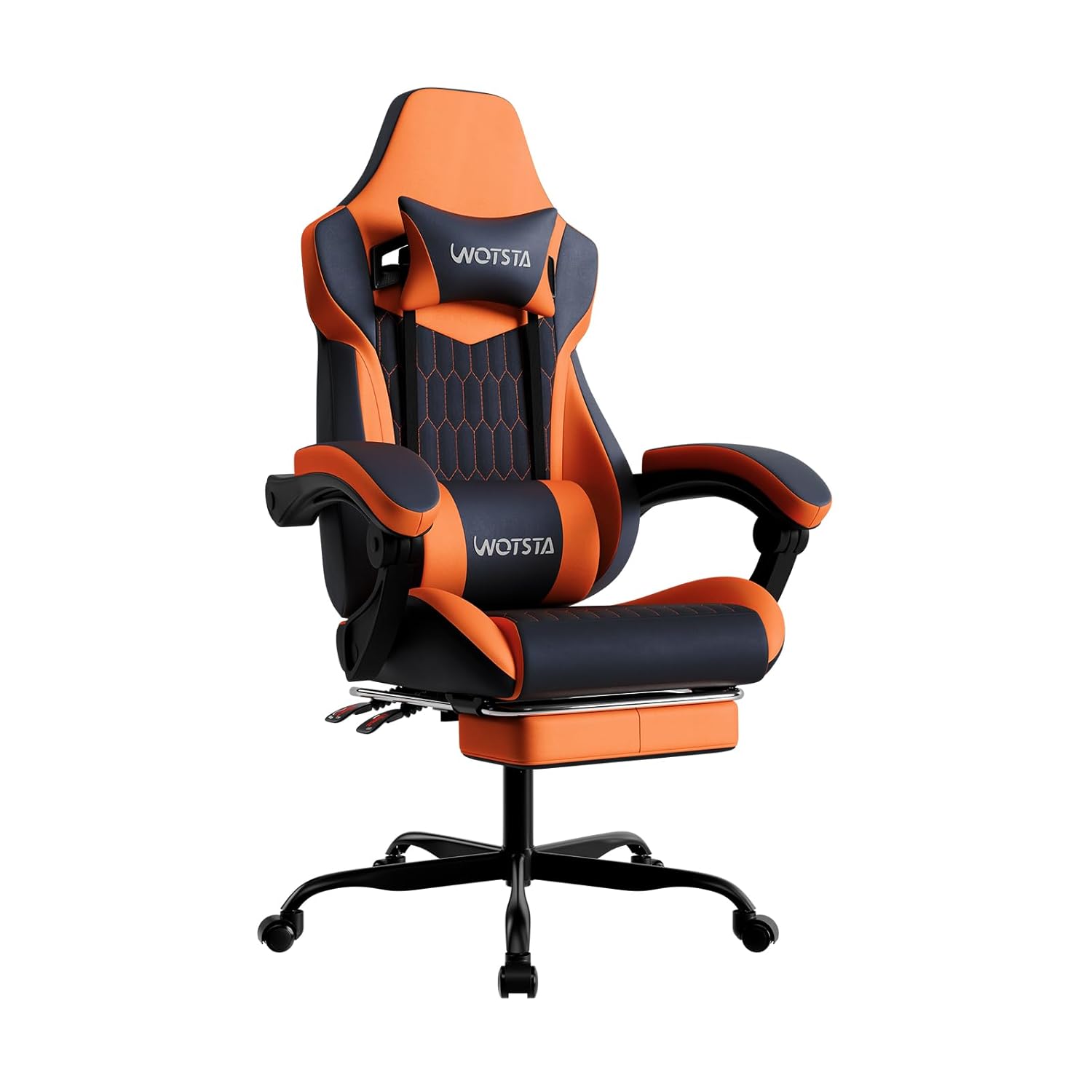 Esports Gaming Chair - Gaming Chair with Footrest, High Back