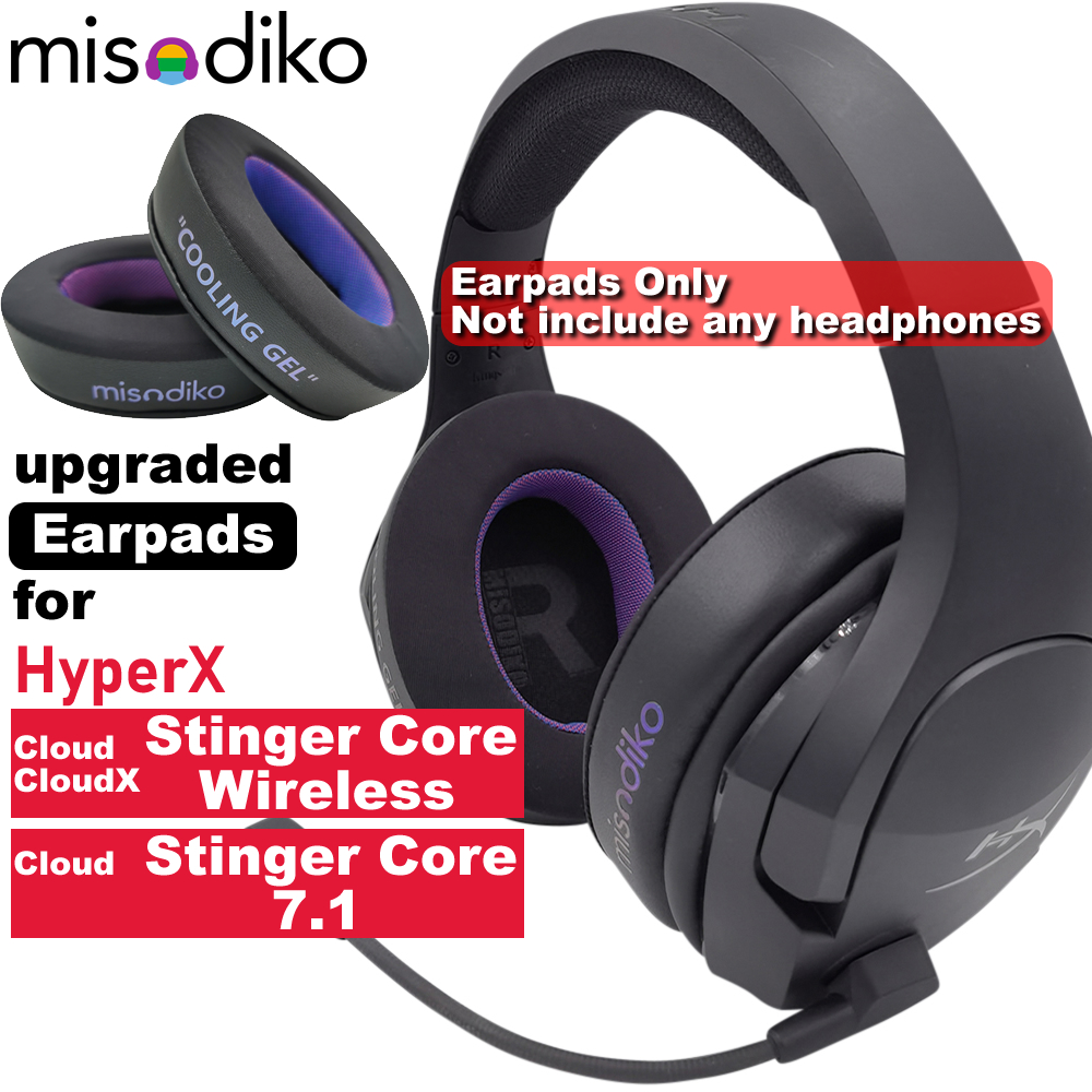 Gaming Headset 7.1 - misodiko Earpads/ Headband Pad Replacement for