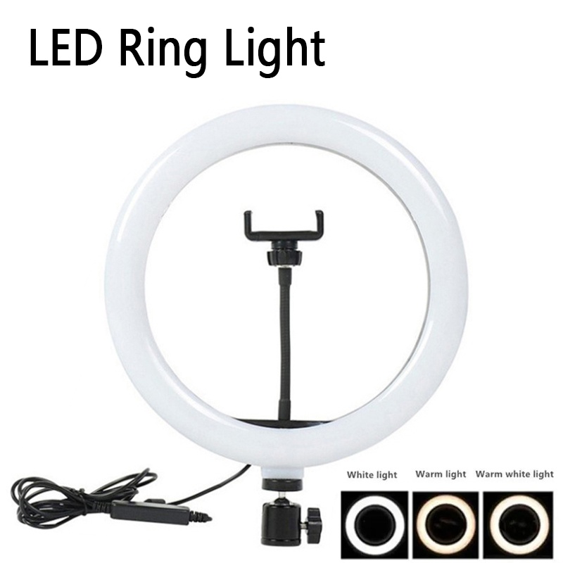 Webcam Ring Light - 16/26/33cm Selfie Ring Light Photography Fill