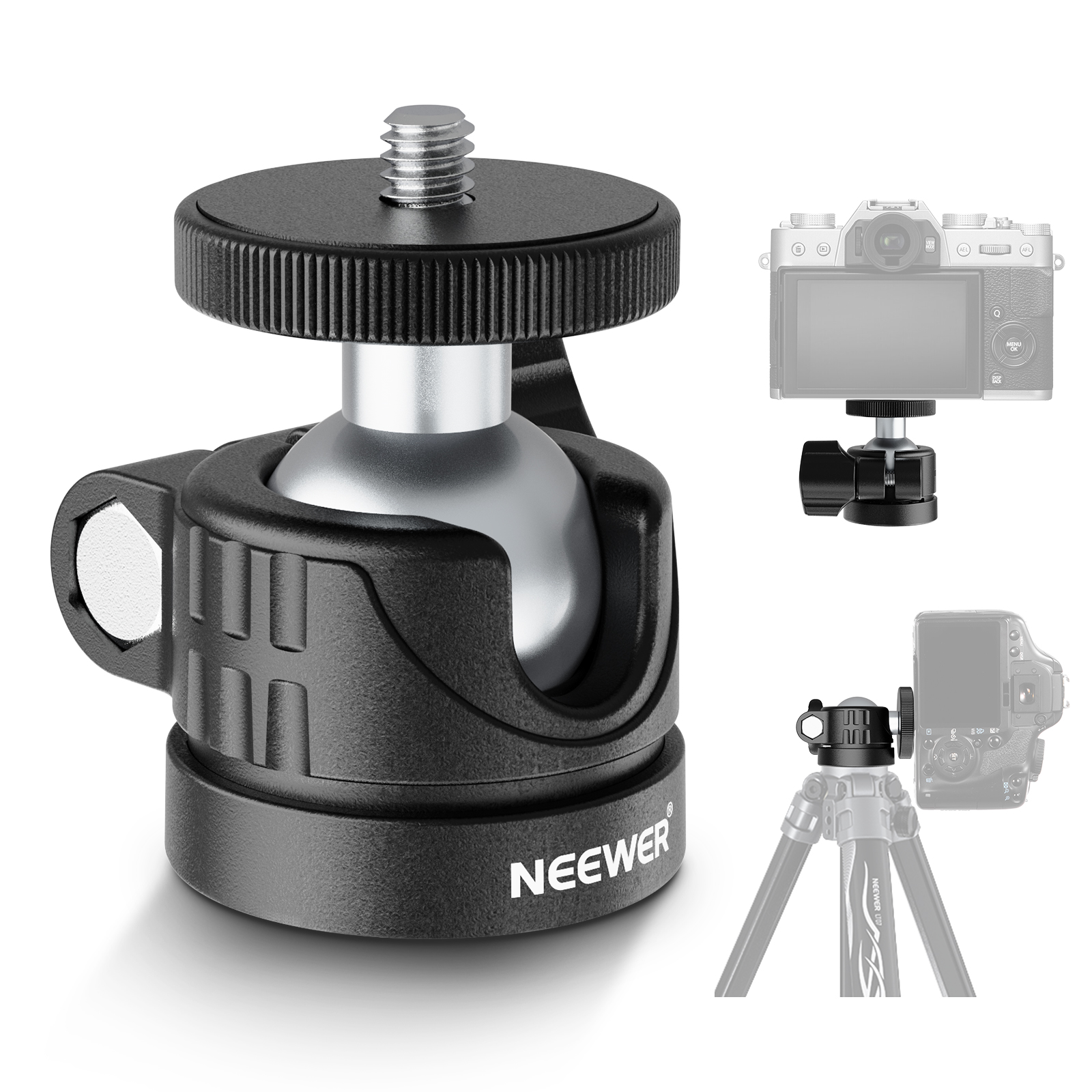 NEEWER Mini Ball Head, Portabl - Webcam Ring Light ulasan dan harga