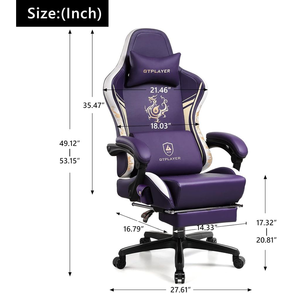 Ergonomic Bluetooth Gaming Cha - Esports Gaming ulasan dan harga