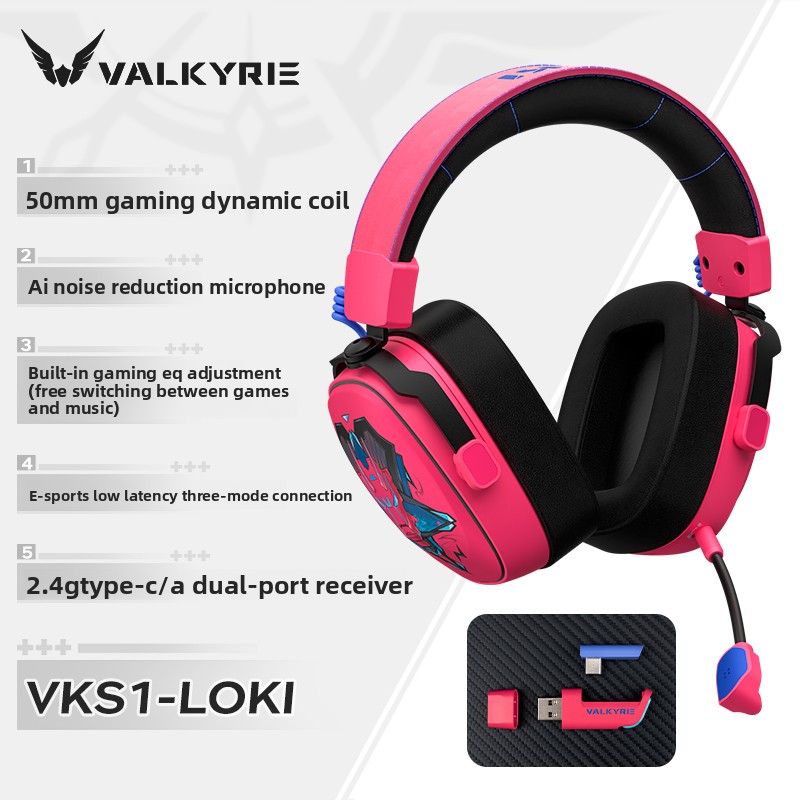 VALKYRIE VKS1 Gaming Headphone - Esports Gaming Bar ulasan dan harga