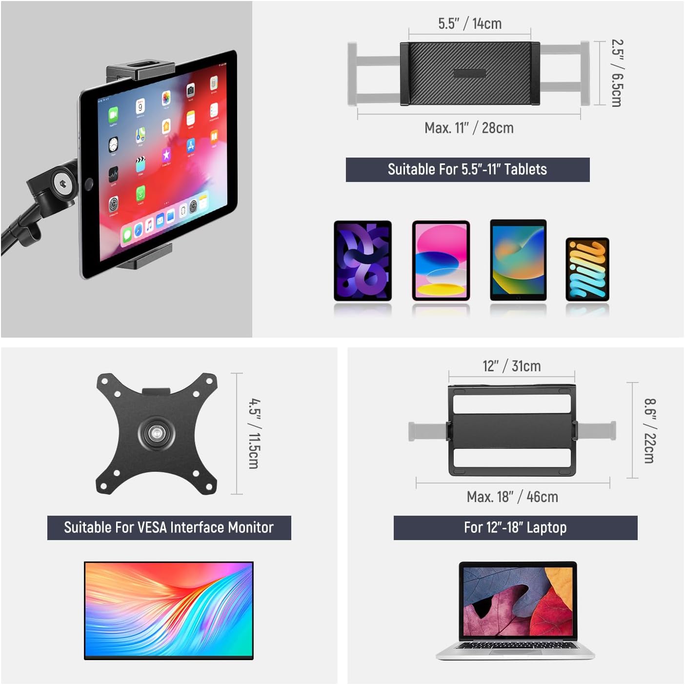 Overhead Camera Stand Desk Mou - Webcam Ring Light ulasan dan harga