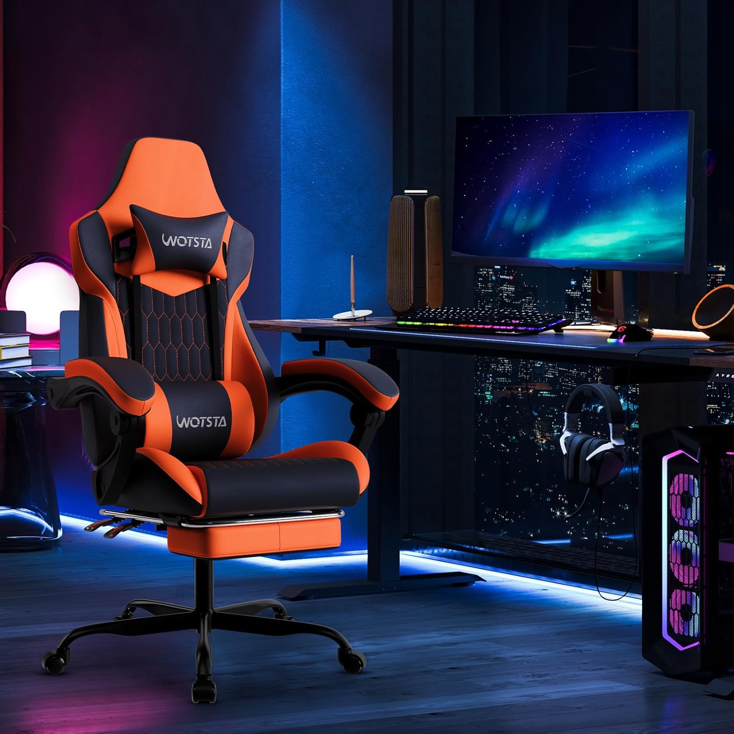 Gaming Chair with Footrest, Hi - Esports Gaming Chair ulasan dan harga
