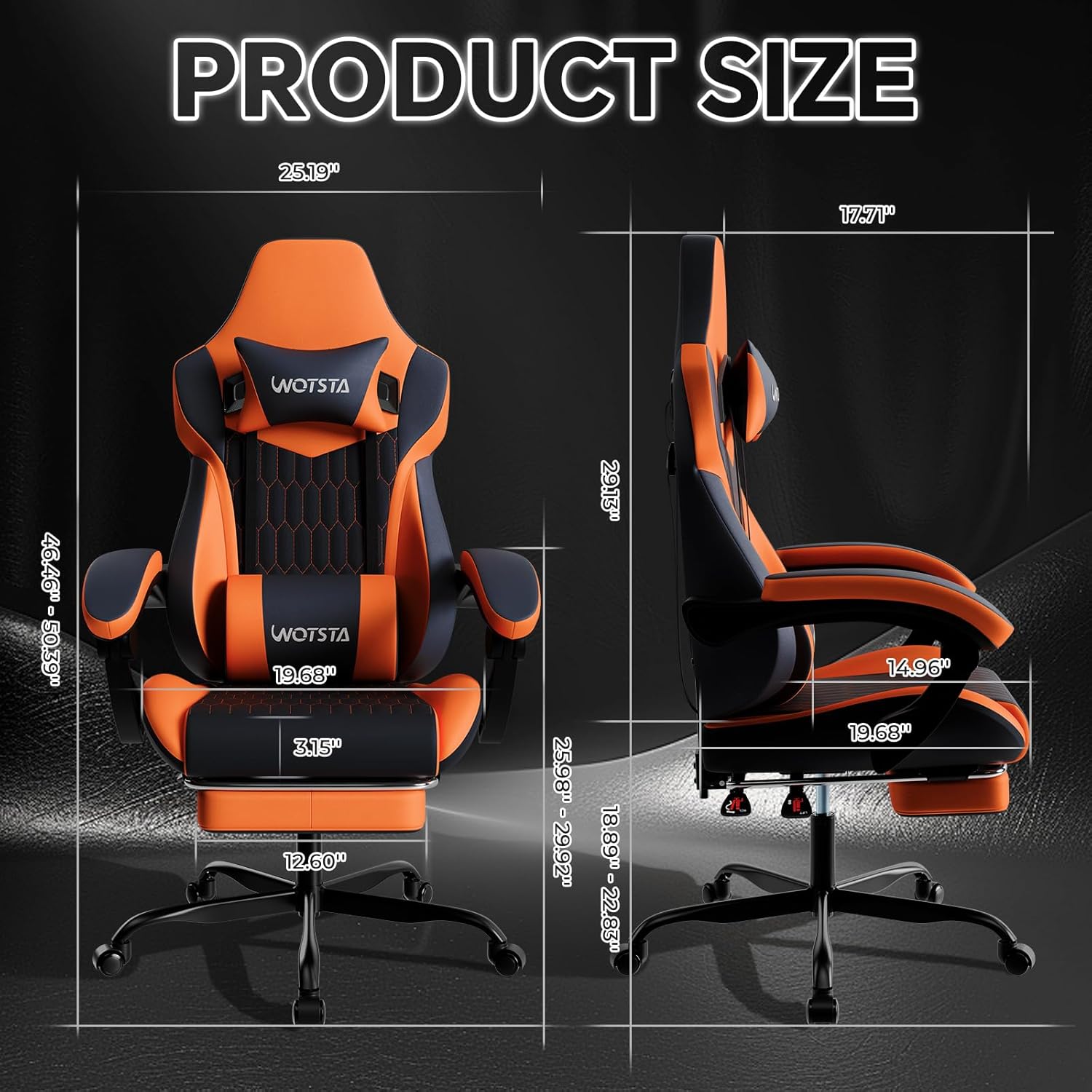 Gaming Chair with Footrest, Hi - Esports Gaming Chair ulasan dan harga