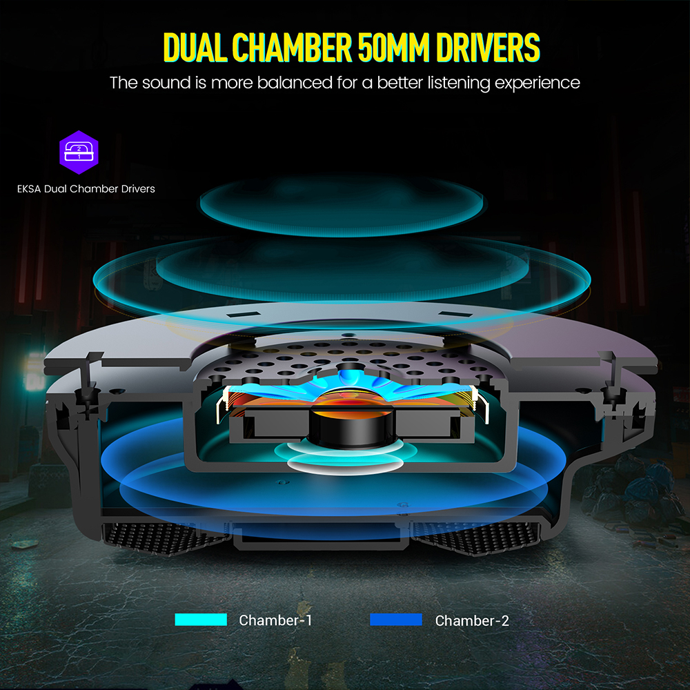 EKSA E900 Pro Upgraded Gaming  - Gaming Headset 7.1 ulasan dan harga
