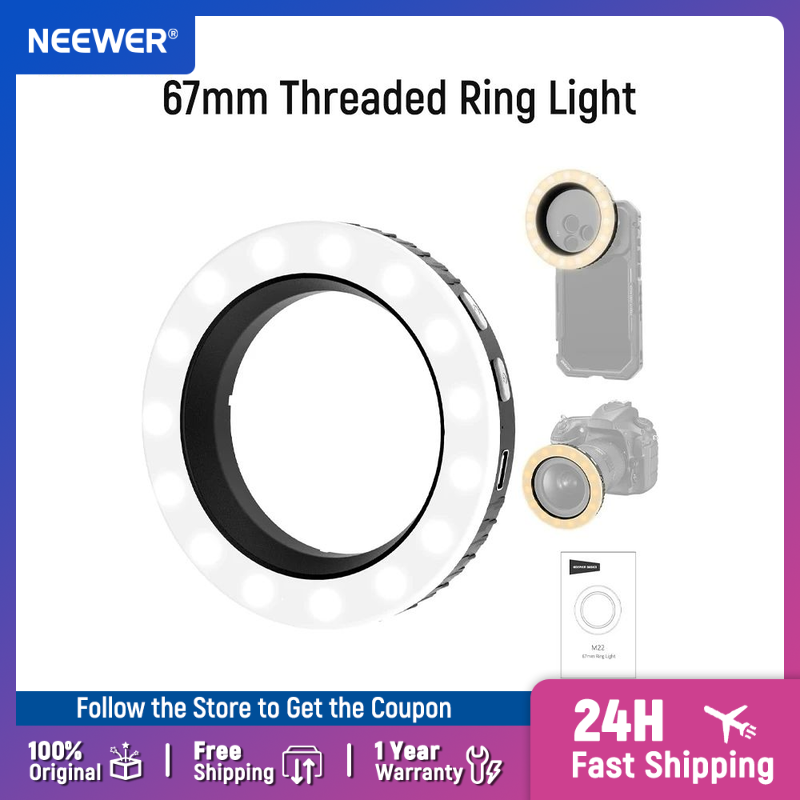 NEEWER Basics 67mm Threaded Ri - Webcam Ring Light ulasan dan harga