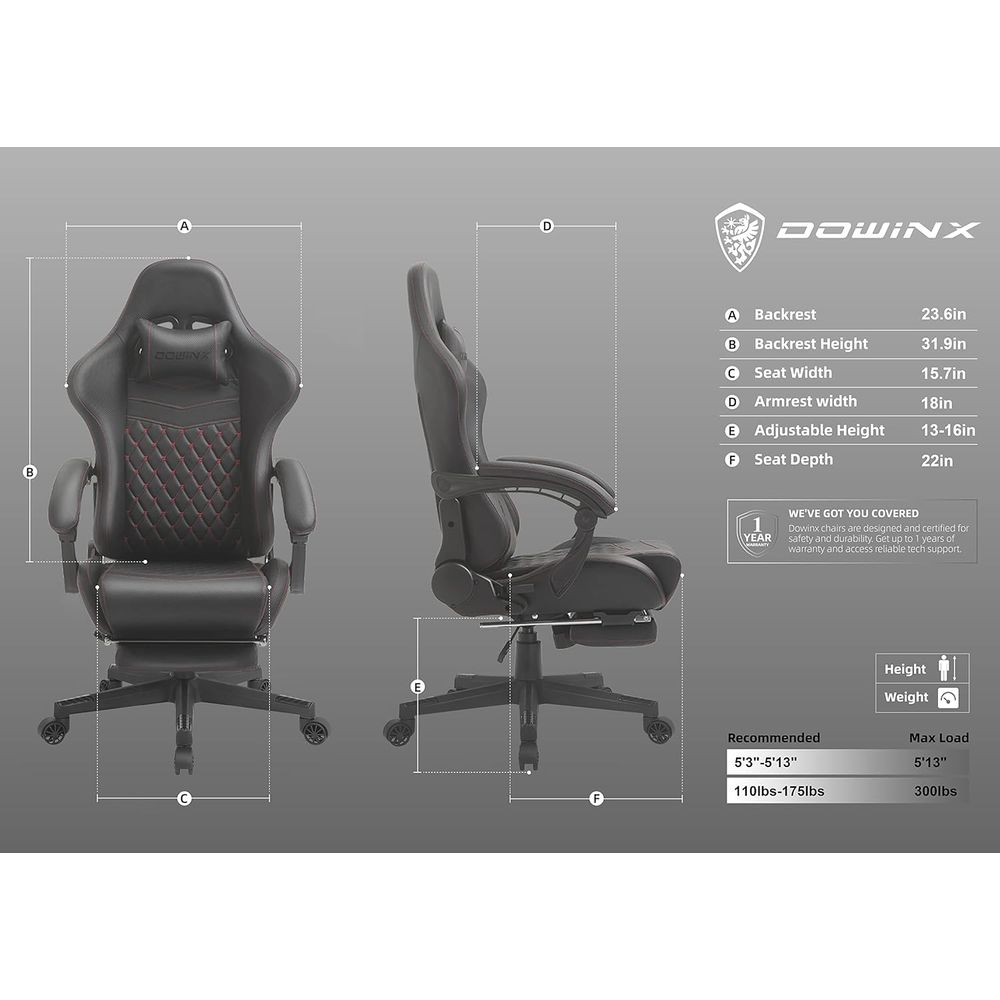 Vintage Style Leather Gaming C - Esports Gaming ulasan dan harga