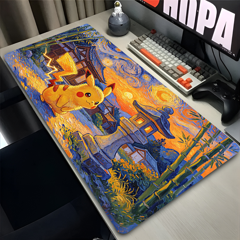 Mouse Pad Pokemon Pikachus Rub - Esports Gaming Pad ulasan dan harga