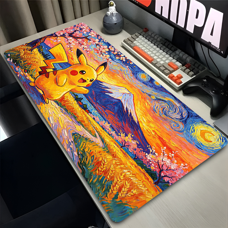 Mouse Pad Pokemon Pikachus Rub - Esports Gaming Pad ulasan dan harga