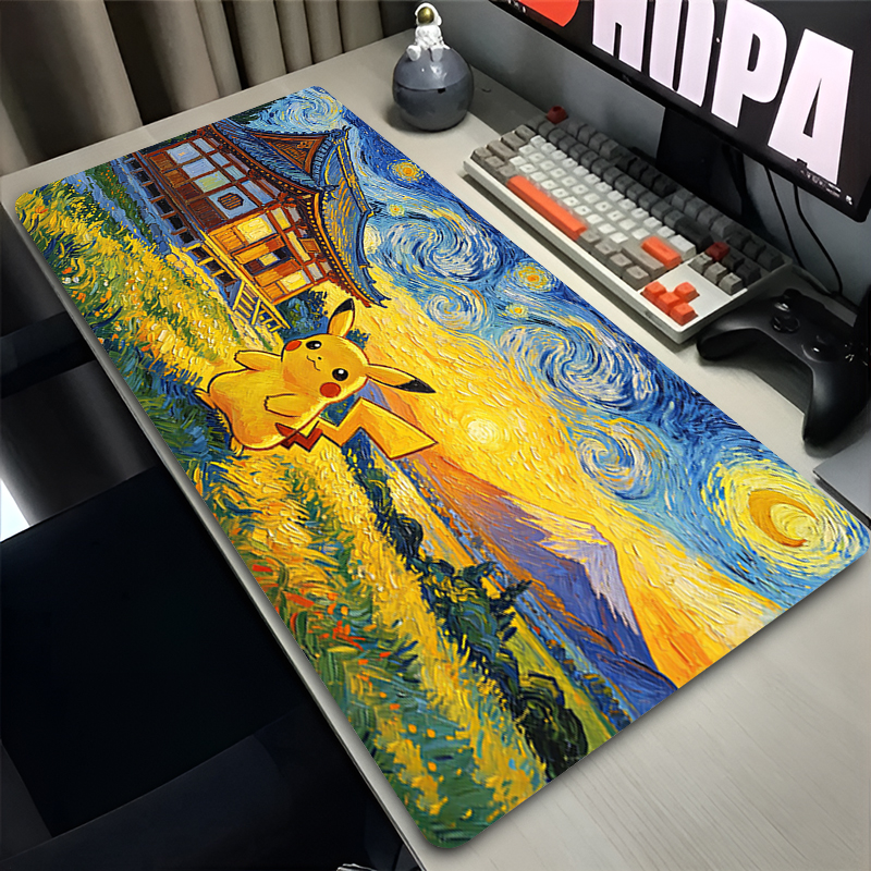 Mouse Pad Pokemon Pikachus Rub - Esports Gaming Pad ulasan dan harga