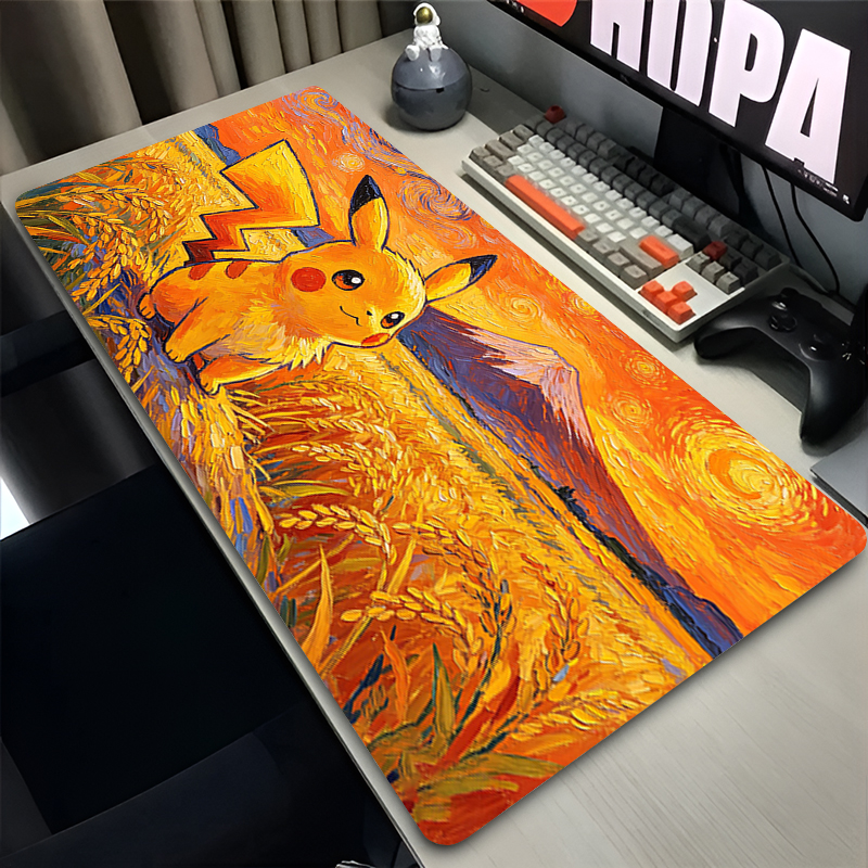 Mouse Pad Pokemon Pikachus Rub - Esports Gaming Pad ulasan dan harga
