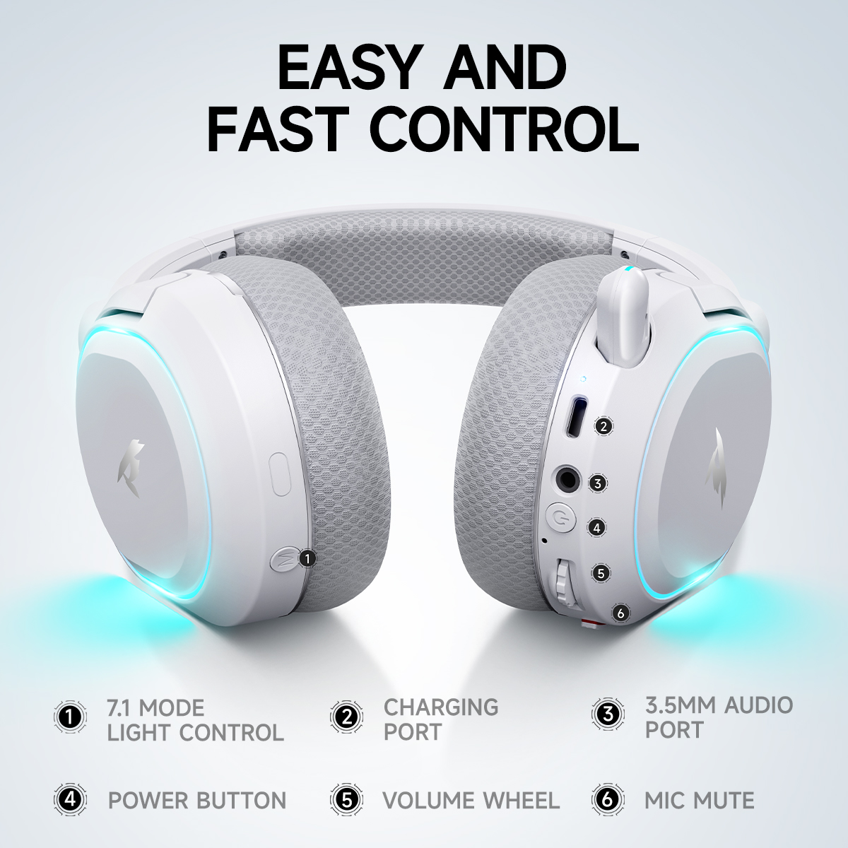 Picun G2 2.4GHz Bluetooth Wire - Gaming Headset 7.1 ulasan dan harga