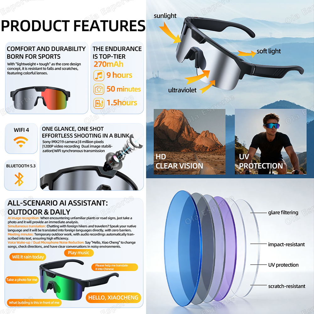 New Ai Intelligent Glasses For - Esports Gaming ulasan dan harga