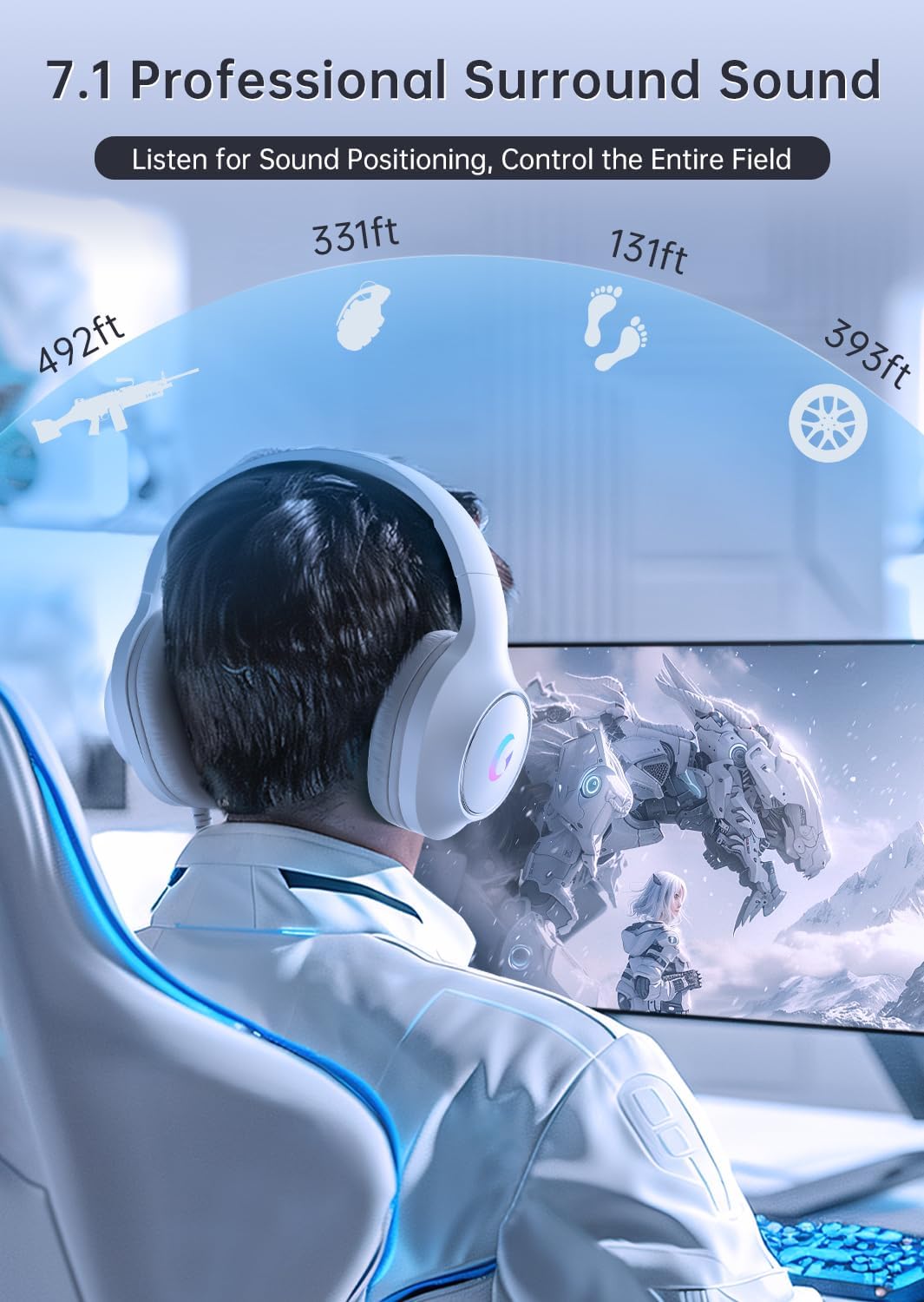 Gaming Headset With 7.1 Surrou - Gaming Headset 7.1 ulasan dan harga