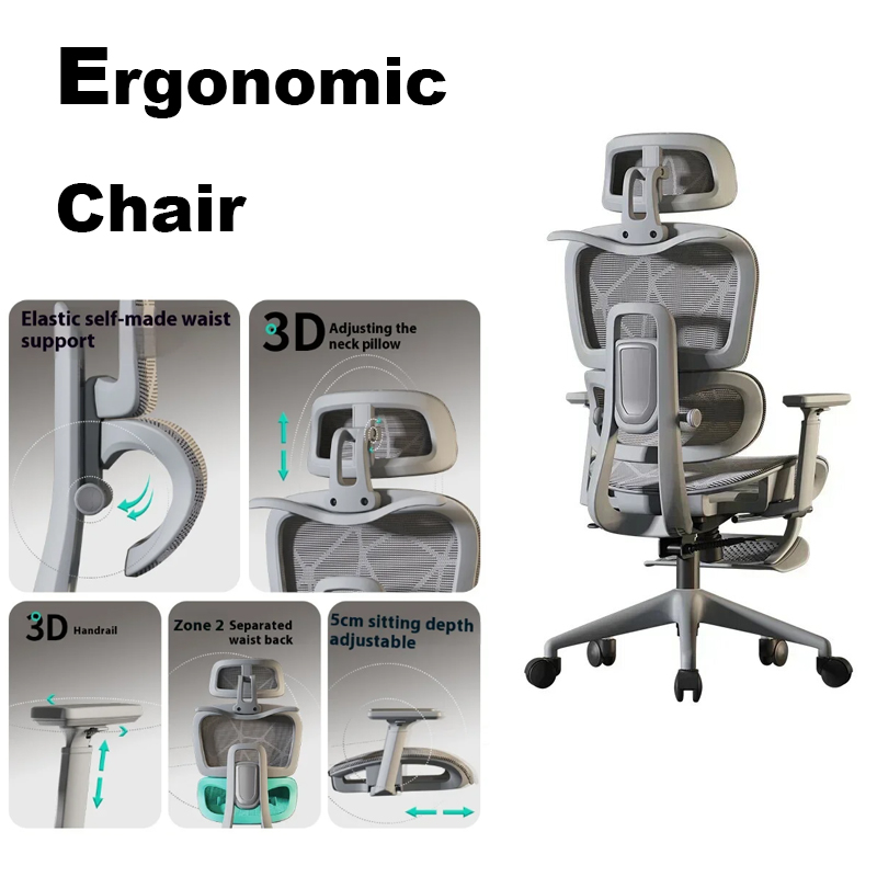 Ergonomic Chair 3D Headrest Ar - Esports Gaming Chair ulasan dan harga