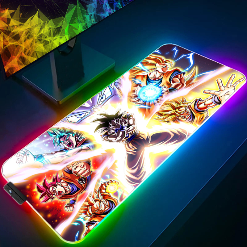 LED Mouse pad Dragon Ball Comp - Esports Gaming Pad ulasan dan harga