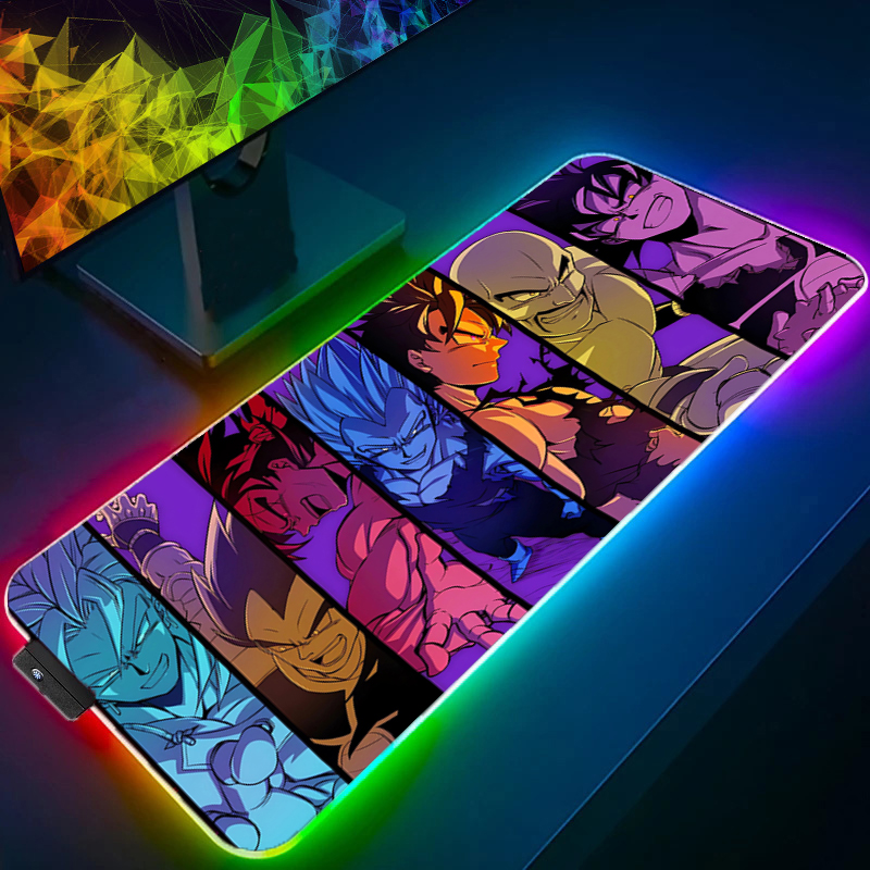 LED Mouse pad Dragon Ball Comp - Esports Gaming Pad ulasan dan harga