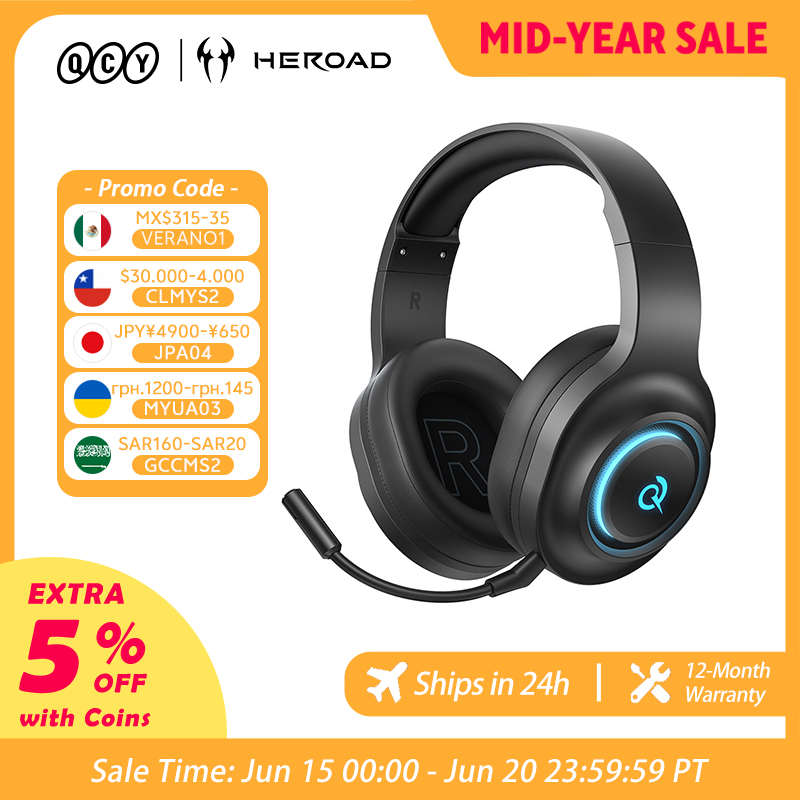 QCY Heroad V200 Gaming Headset - Gaming Headset 7.1 ulasan dan harga