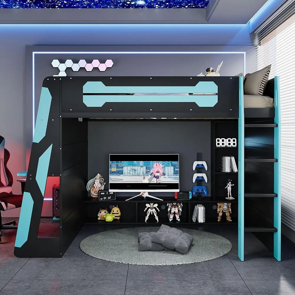 Customizable Large Wood Gaming - Esports Gaming Bed ulasan dan harga