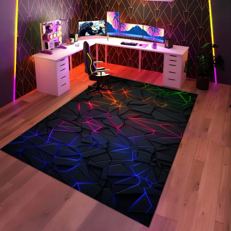 VIKAMA 3D Neon Gaming Room Car - Esports Gaming Chair ulasan dan harga