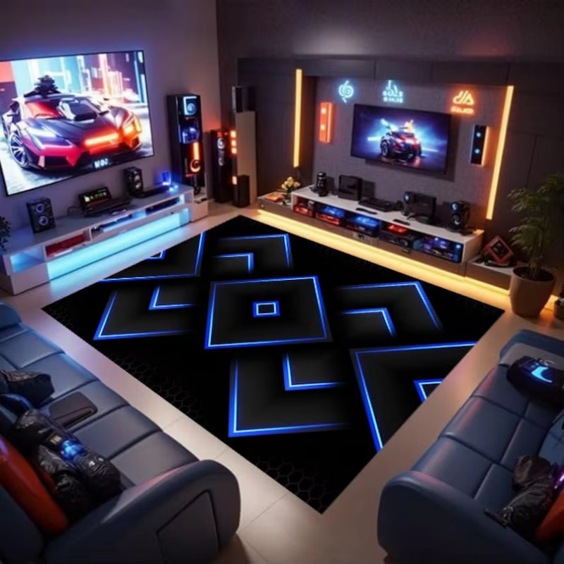 VIKAMA 3D Neon Gaming Room Car - Esports Gaming Chair ulasan dan harga