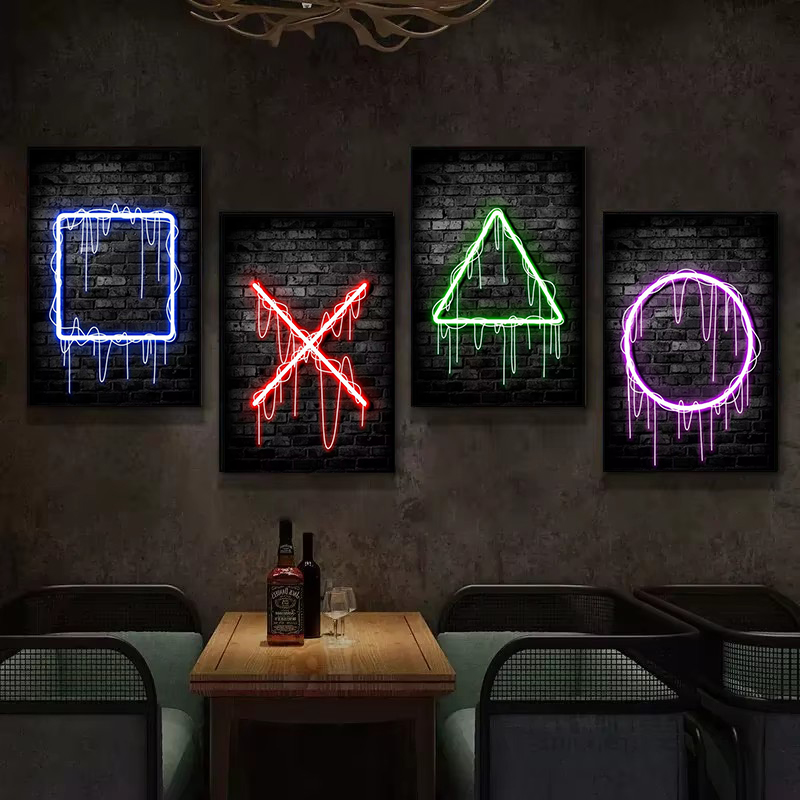 1pc frameless Canvas Painting  - Esports Gaming ulasan dan harga