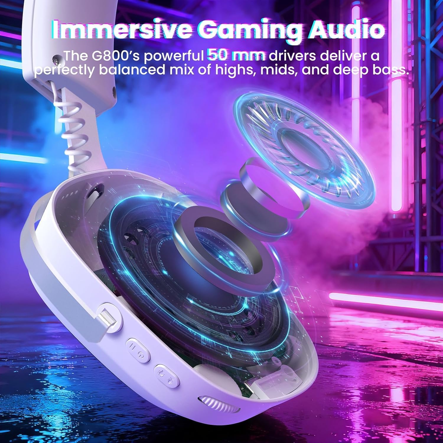 ATTACK SHARK G800 Wireless Gam - Gaming Headset 7.1 ulasan dan harga