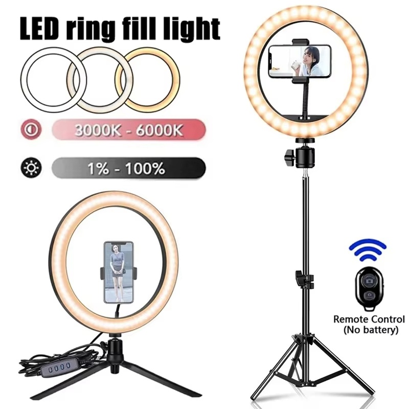 LED Selfie Ring Lighting Photo - Webcam Ring Light ulasan dan harga