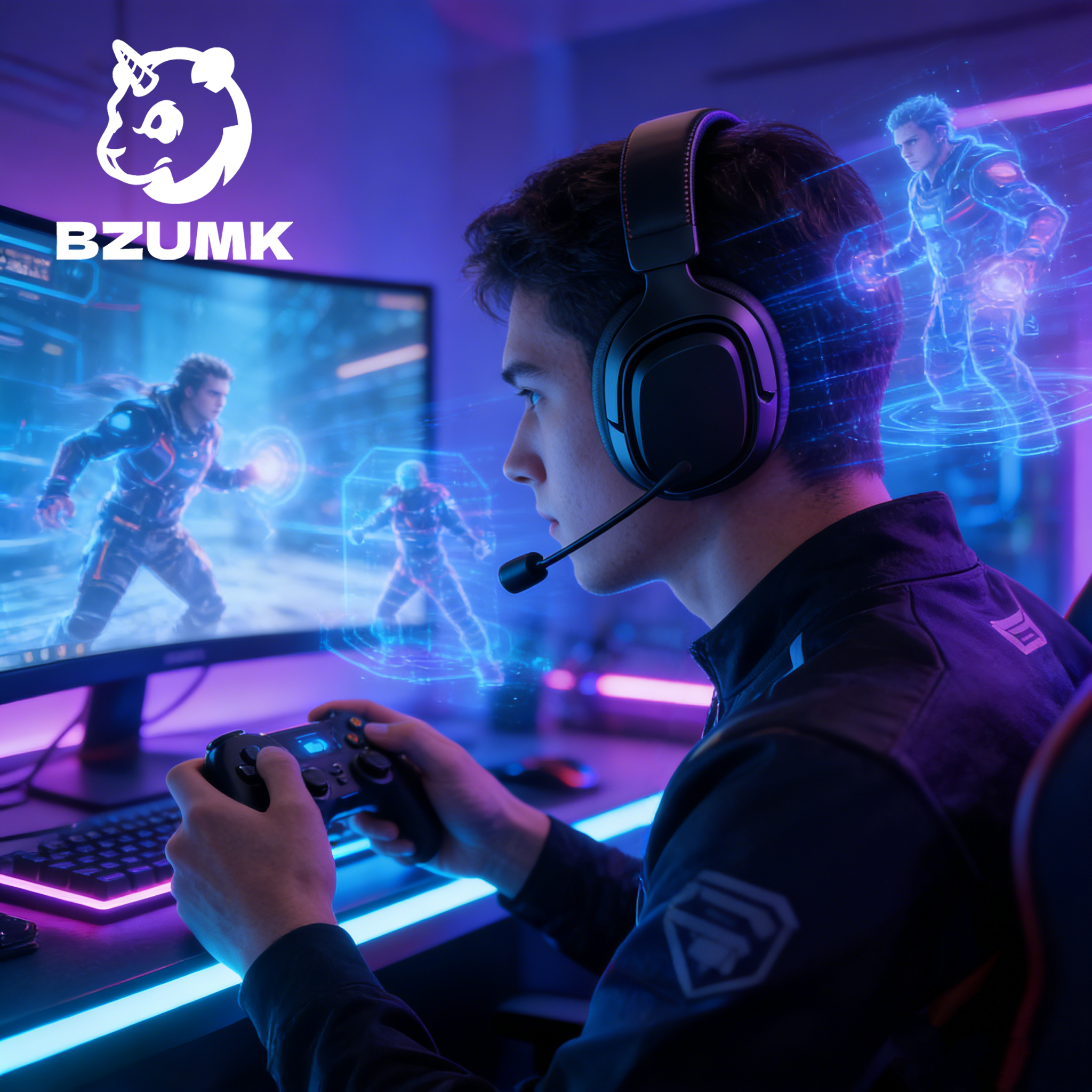 BZUMK GT808 Triple-Mode Gaming - Gaming Headset 7.1 ulasan dan harga