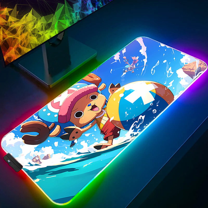 RGB Mouse Pad one piece Tony T - Esports Gaming Pad ulasan dan harga