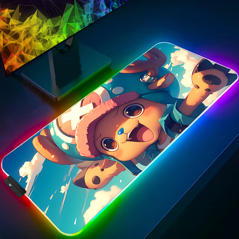RGB Mouse Pad one piece Tony T - Esports Gaming Pad ulasan dan harga