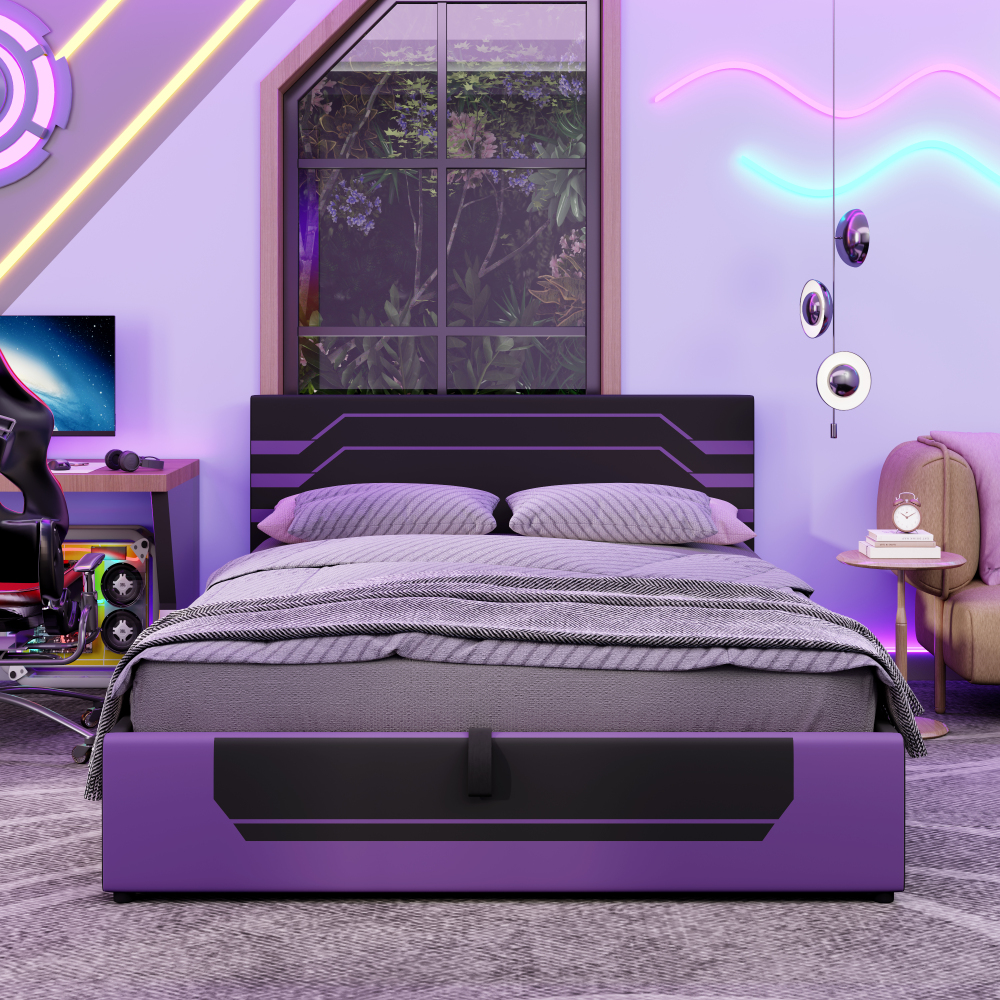 Queen Size Hydraulic Storage G - Esports Gaming Bed ulasan dan harga