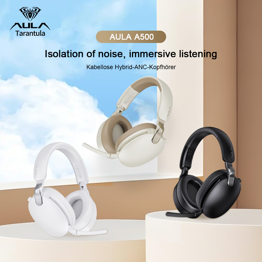 AULA New A500 Wireless Head-mo - Esports Gaming Bar ulasan dan harga