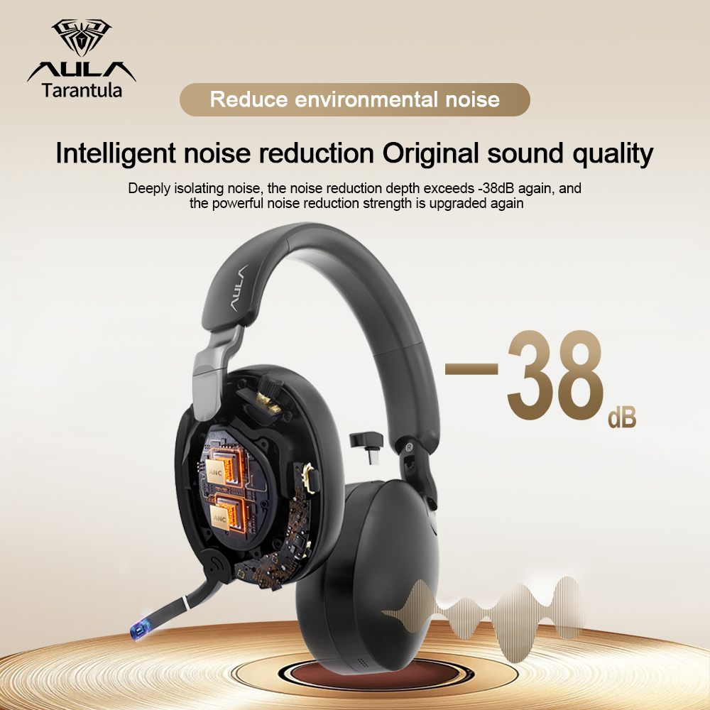 AULA New A500 Wireless Head-mo - Esports Gaming Bar ulasan dan harga