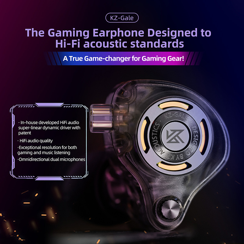 KZ Gale In-Ear Gaming Earphone - Esports Gaming Bar ulasan dan harga