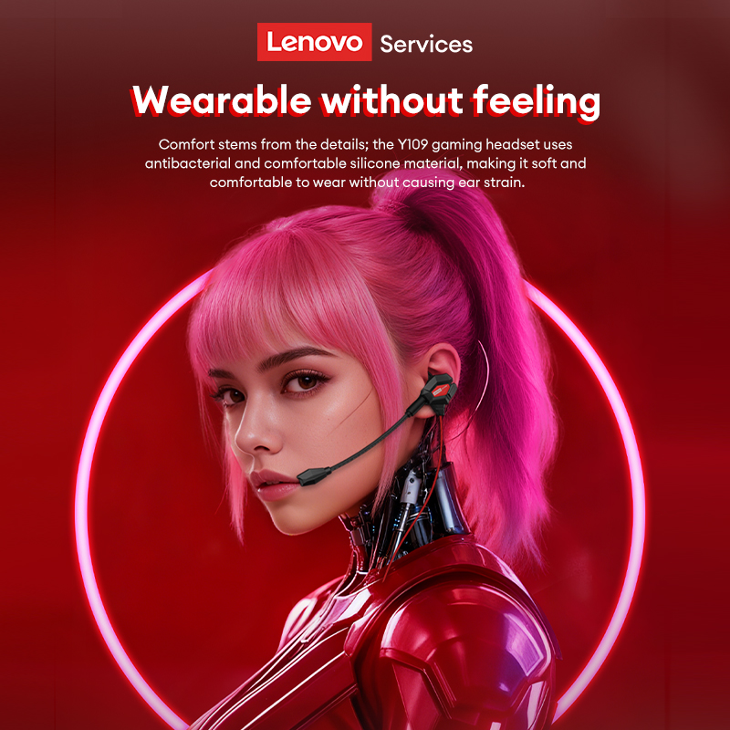 Lenovo Y109 Wired Gaming Heads - Esports Gaming Bar ulasan dan harga