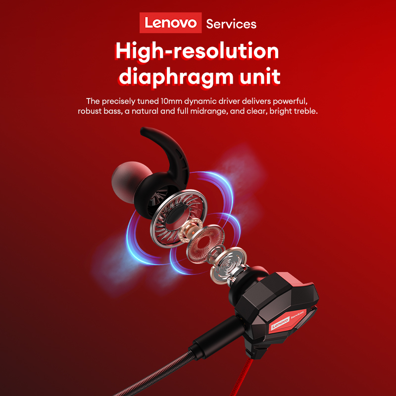 Lenovo Y109 Wired Gaming Heads - Esports Gaming Bar ulasan dan harga