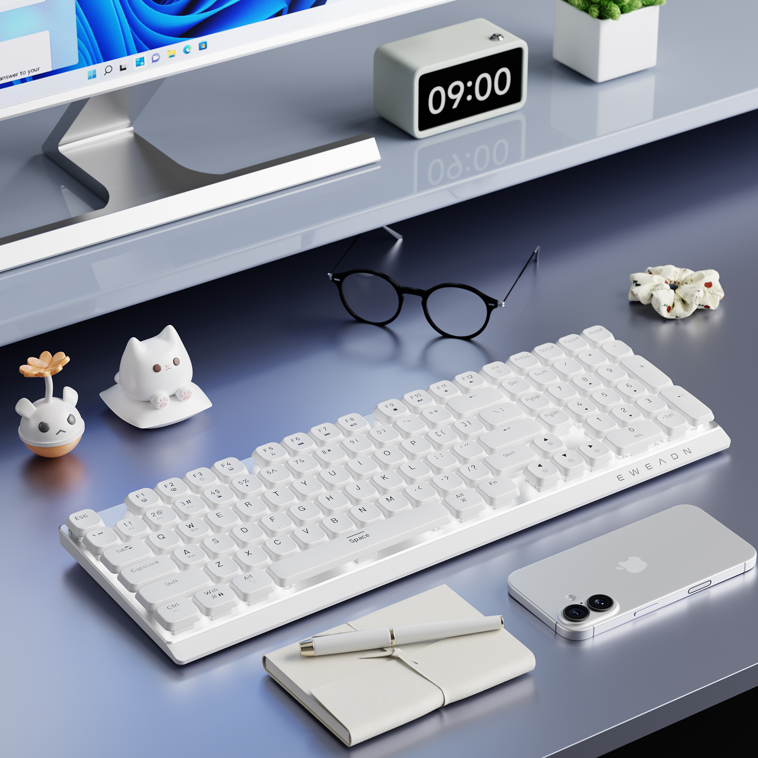 EWEADN Wireless Low-Profile Me - Esports Gaming ulasan dan harga