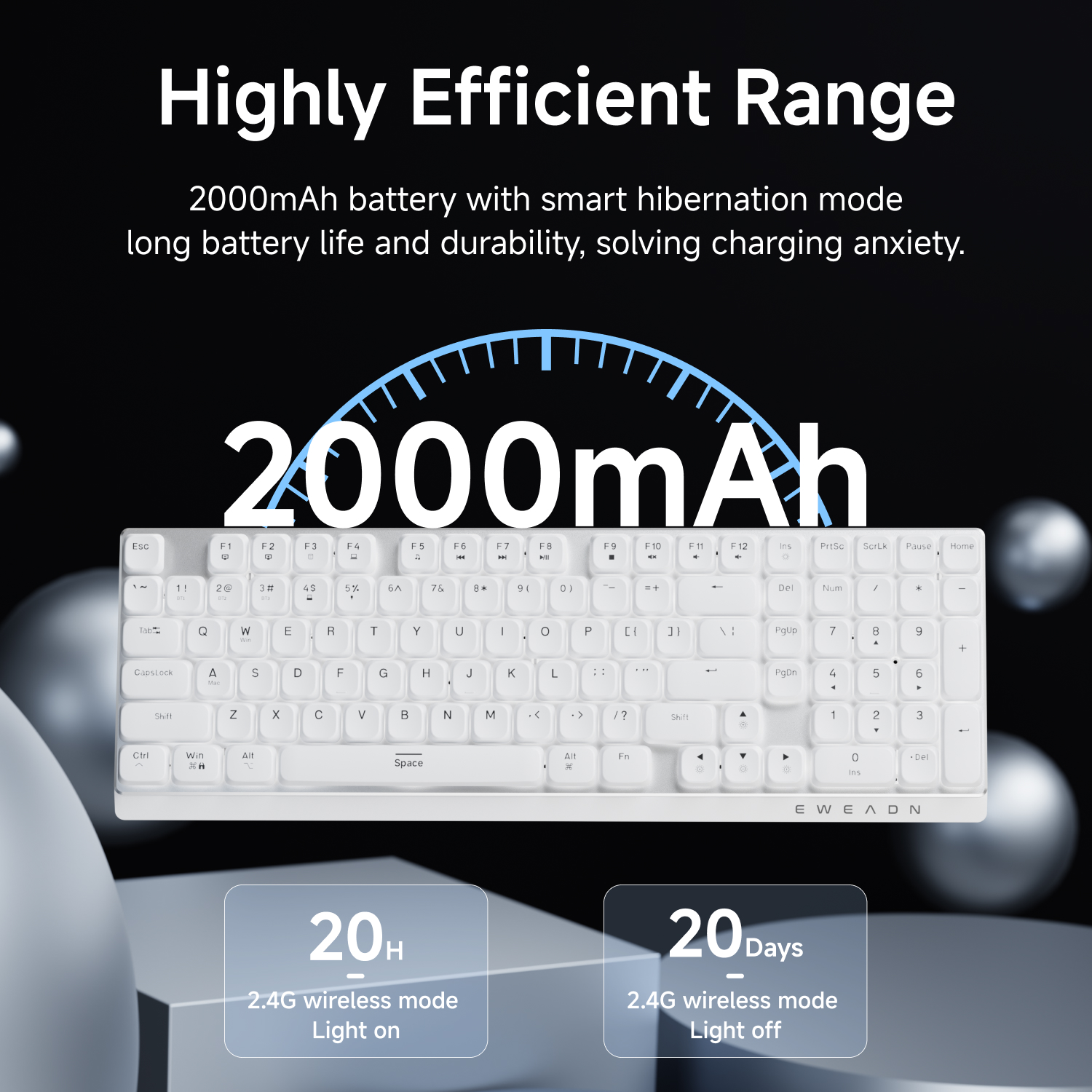 EWEADN Wireless Low-Profile Me - Esports Gaming ulasan dan harga