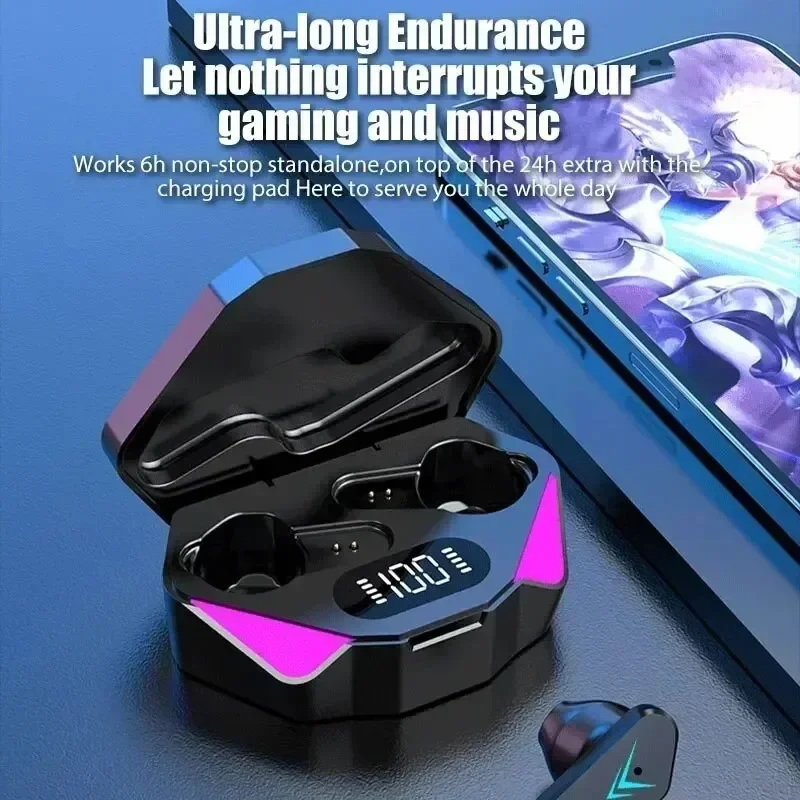 New X15 TWS Earphones Wireless - Esports Gaming Bar ulasan dan harga