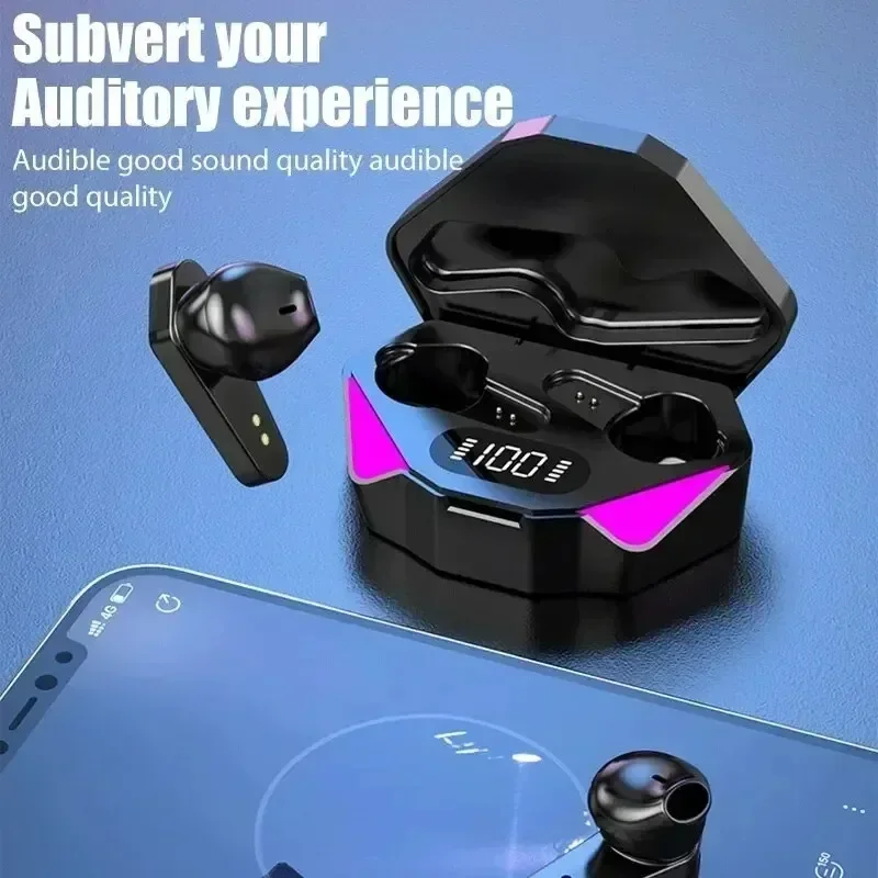 New X15 TWS Earphones Wireless - Esports Gaming Bar ulasan dan harga