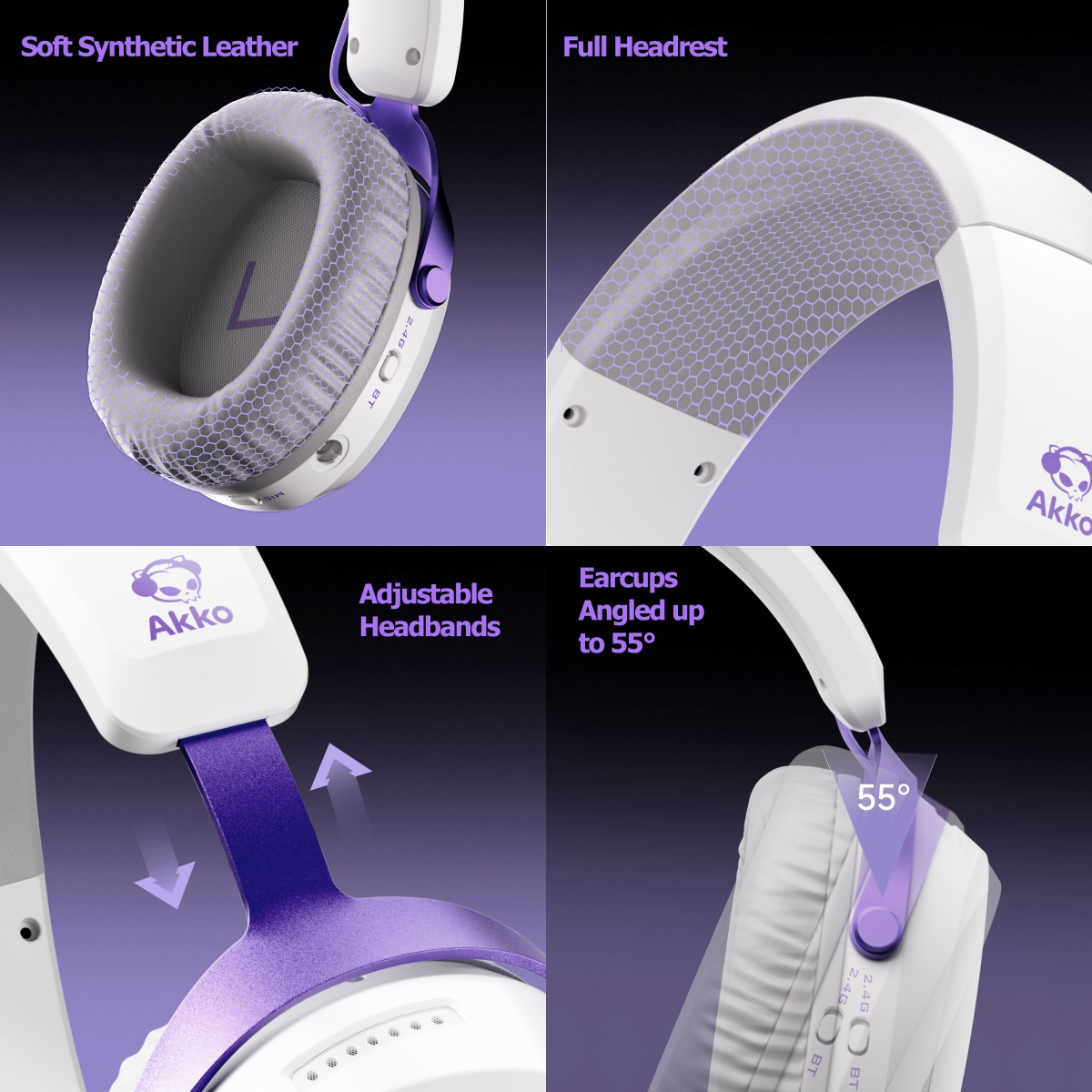 Akko GH300 Headset 7.1 Virtual - Esports Gaming Bar ulasan dan harga