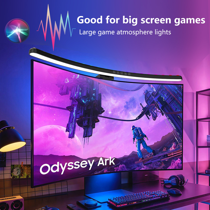 60cm RGB Computer Monitor Ligh - Esports Gaming Bed ulasan dan harga
