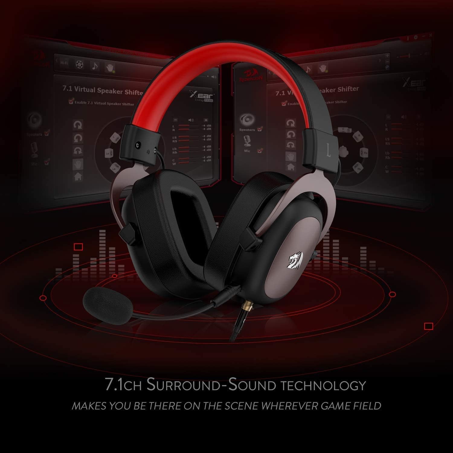 Redragon H510 Zeus Wired Gamin - Gaming Headset 7.1 ulasan dan harga